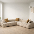 Sofá Mali Rinconera Modular Grande Beige 276x276 cm