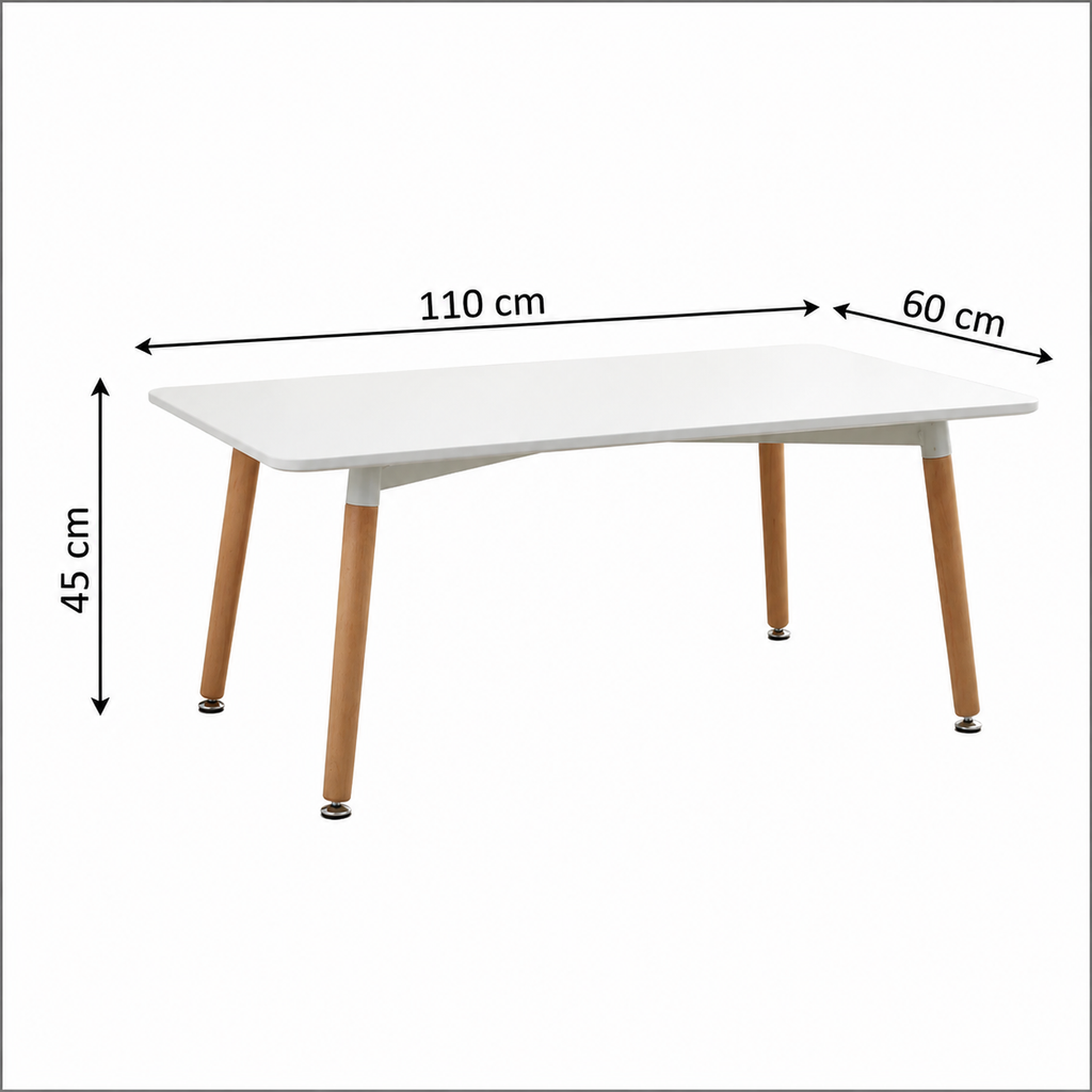 Mesa Nórdica de Centro 110x60cm