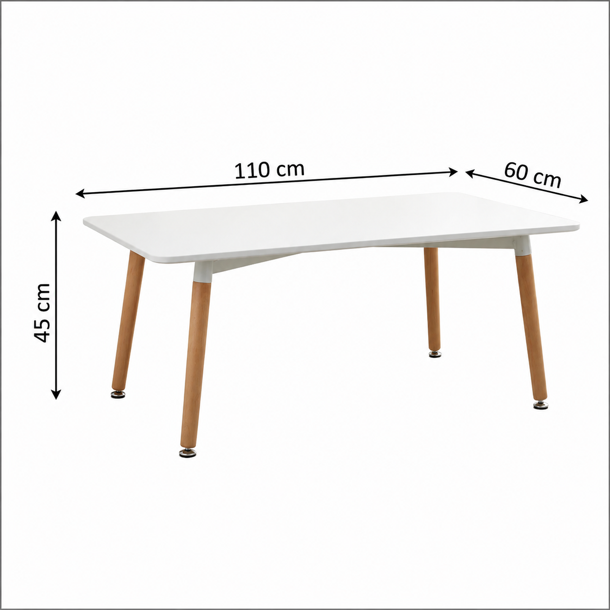 Mesa Nórdica de Centro 110x60cm