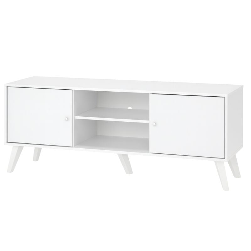 Mueble bajo TV melamina 150 cm – 2 puertas