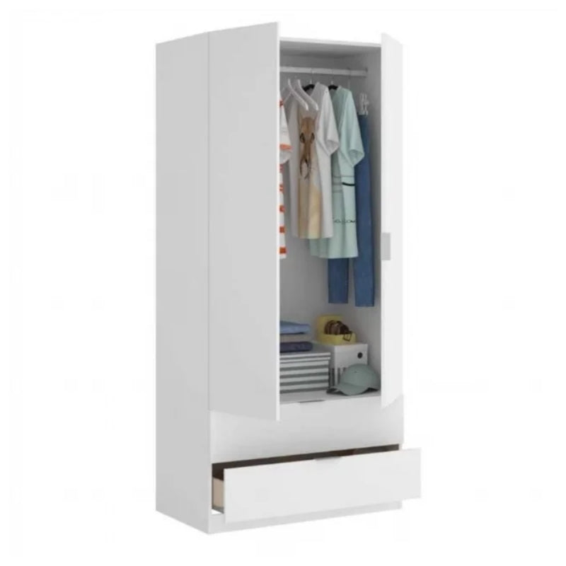 Armario 2 Puertas Batientes y 2 Cajones