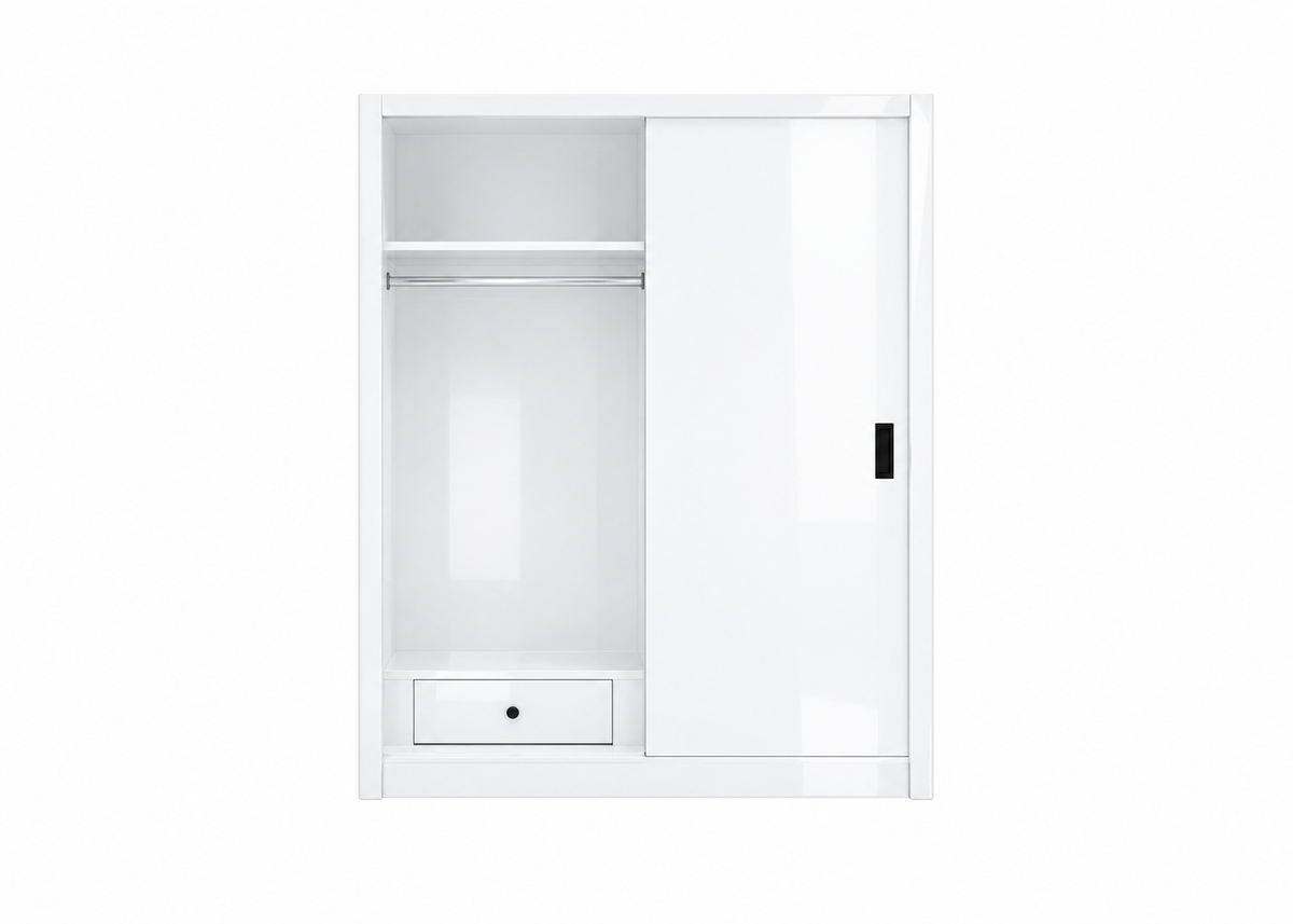Armario de Dormitorio 2 Puertas Correderas 120cm