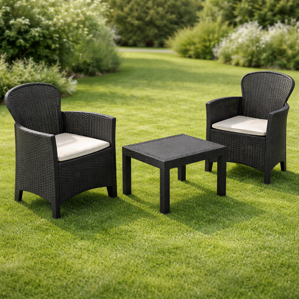 Conjunto terraza: sillones y mesa