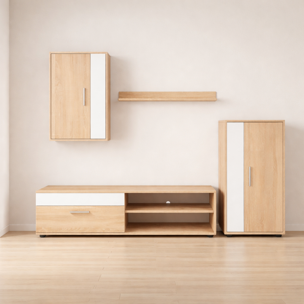 Conjunto muebles de salón modernos 190×35×164