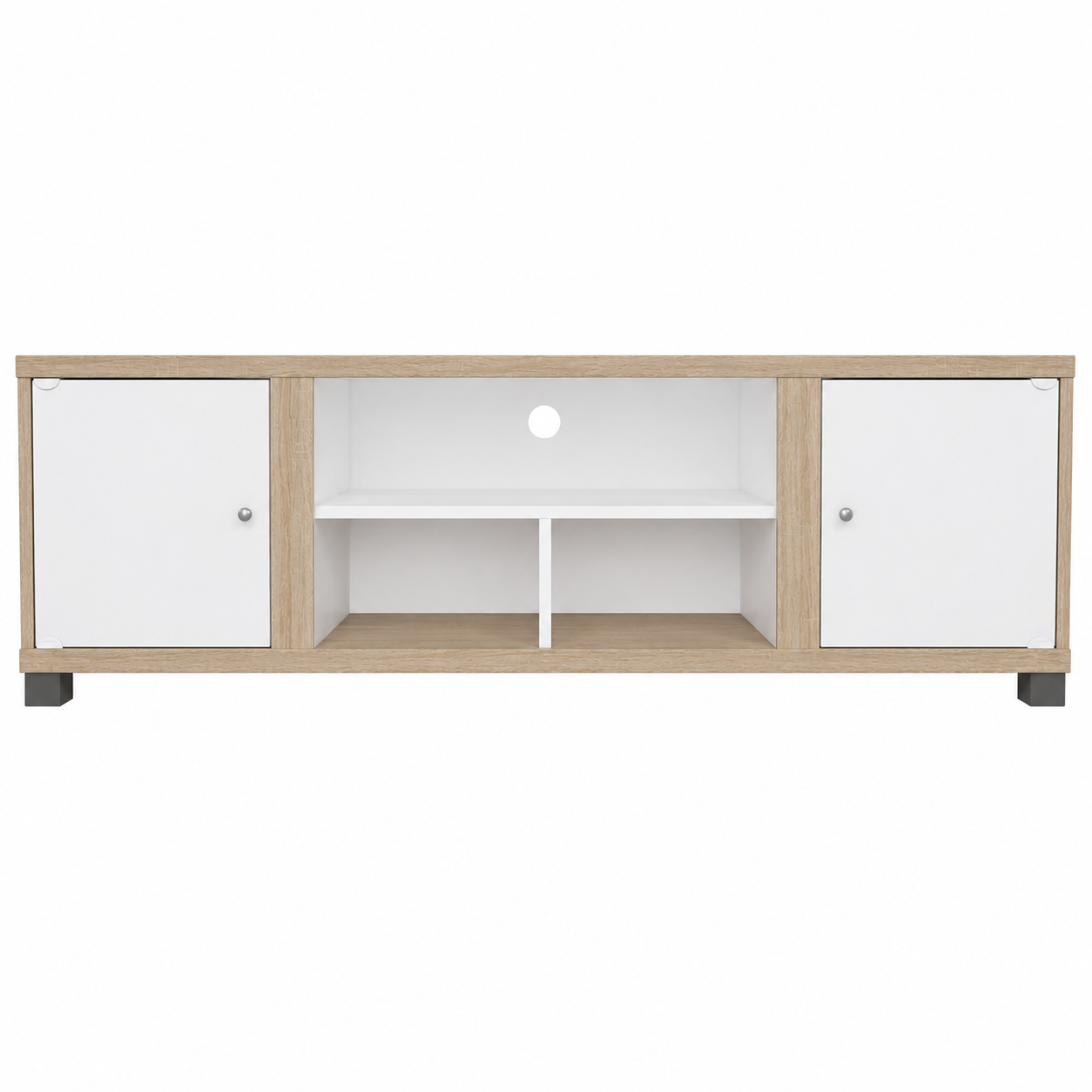 Mueble TV Blanco Moderno Salón 180x40 cm