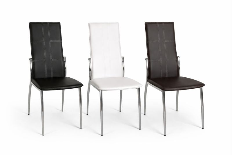 Pack 6 sillas comedor elegantes en Polipiel