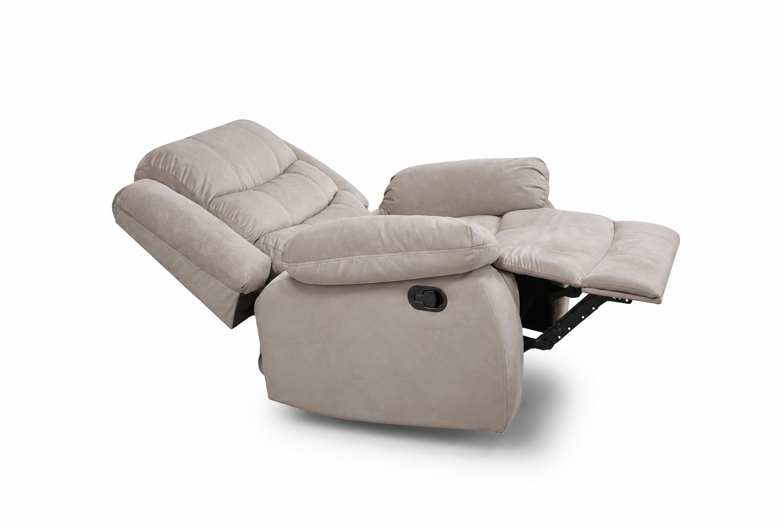 Sillón Reclinable Manual Houston 1 Plaza Marrón