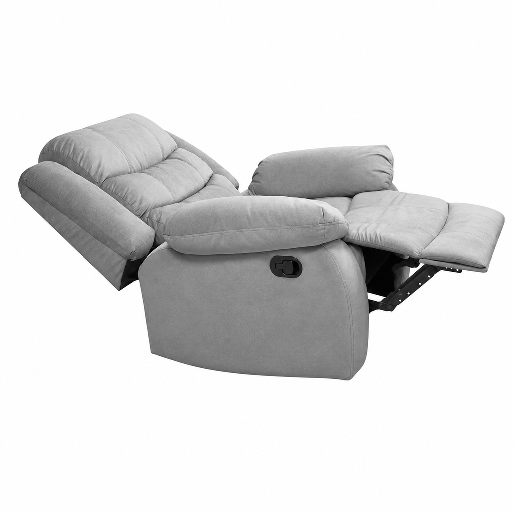 Sillón Reclinable Manual Houston 1 Plaza Marrón