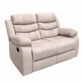 Sofa Reclinable Manual Houston 2 Plazas Marron