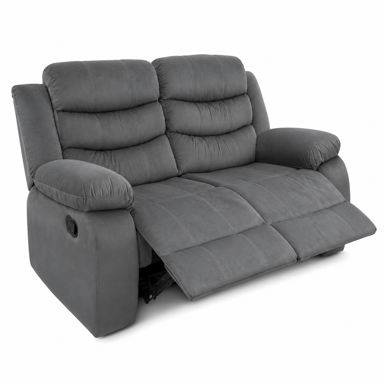 Sofa Reclinable Manual Houston 2 Plazas Marron