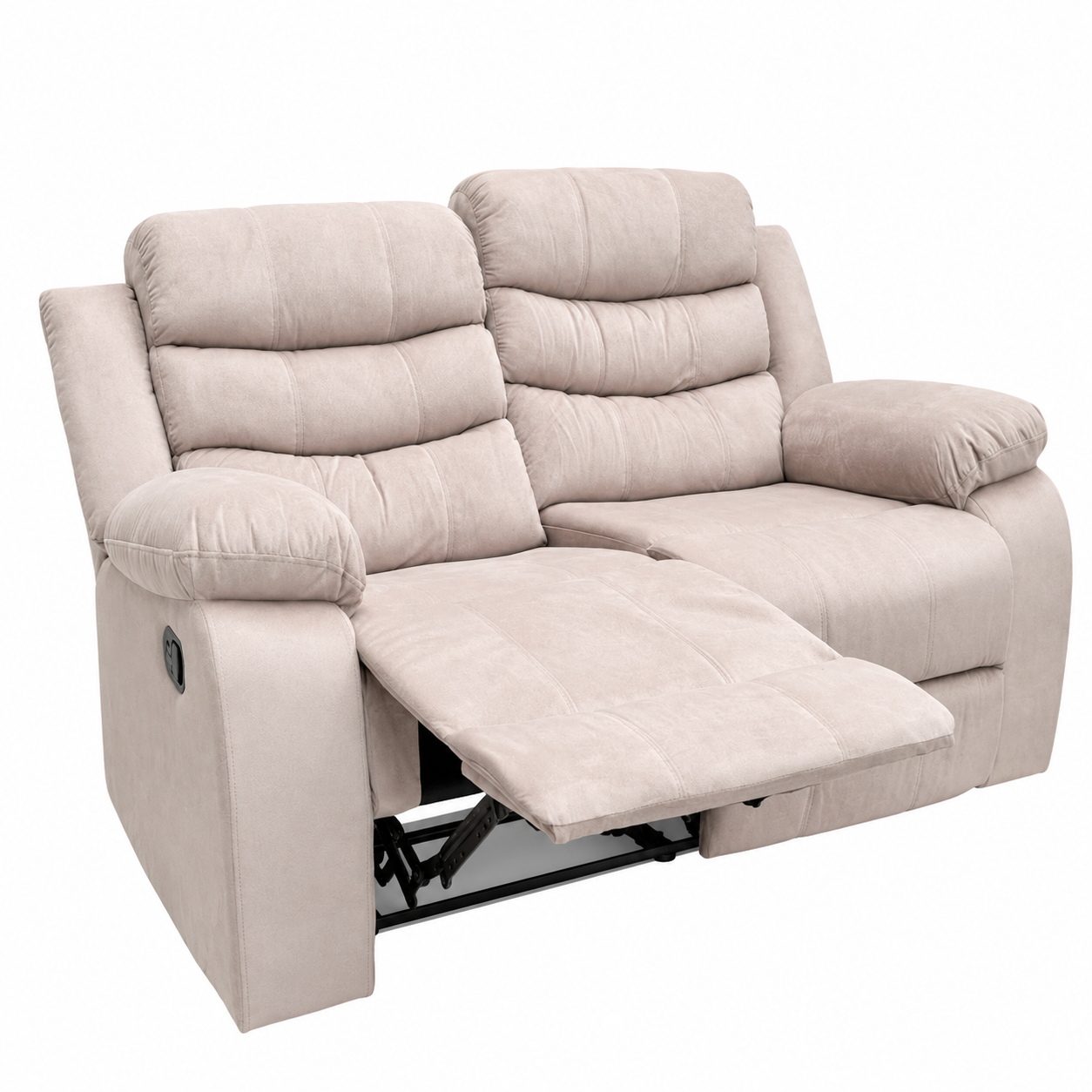 Sofa Reclinable Manual Houston 2 Plazas Marron