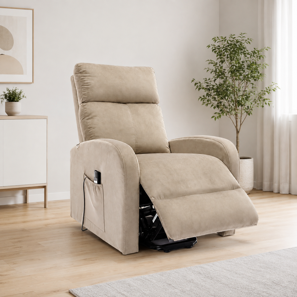 Sillon Reclinable Electronico Irene 1 Plaza Gris