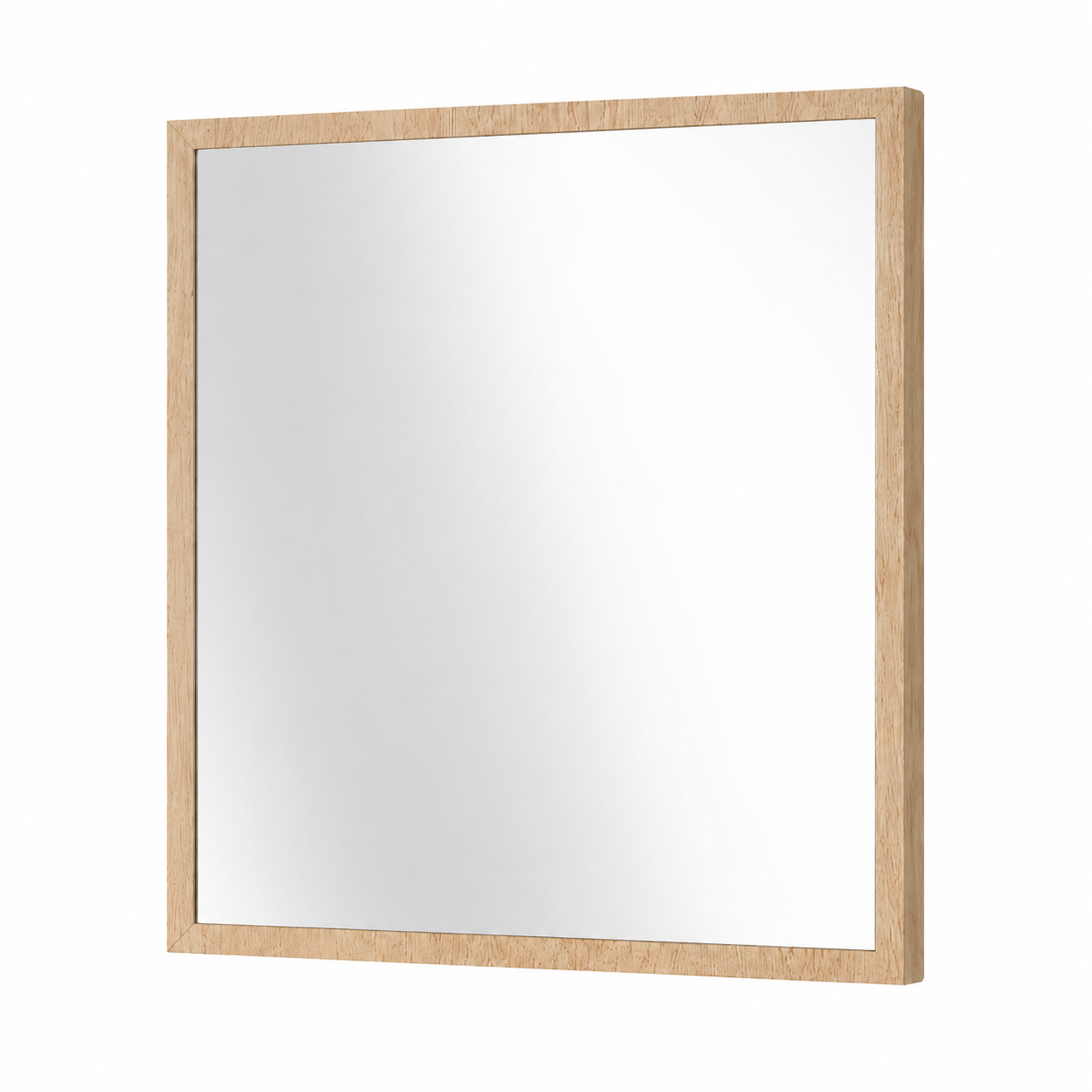 Espejo cuadrado moderno decorativo pared 75x60 cm melamina elegante y resistente