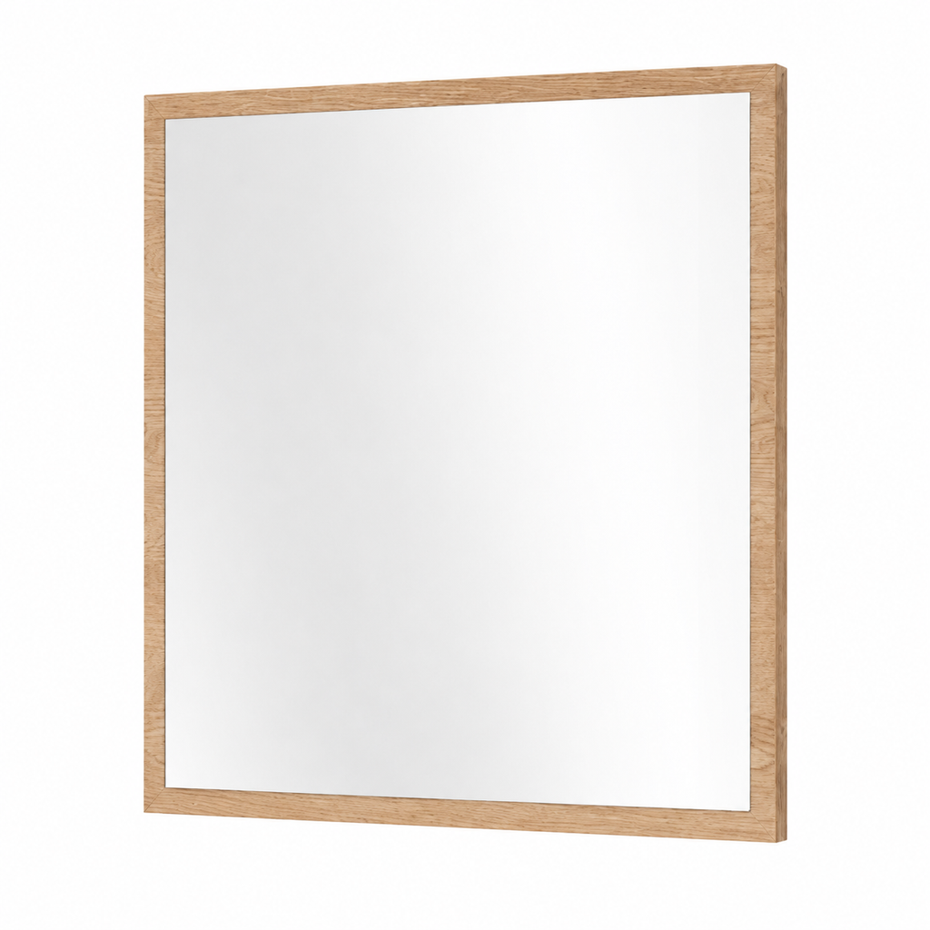 Espejo Dormitorio Recibidor Pared Moderno 90x75 cm Sonoma
