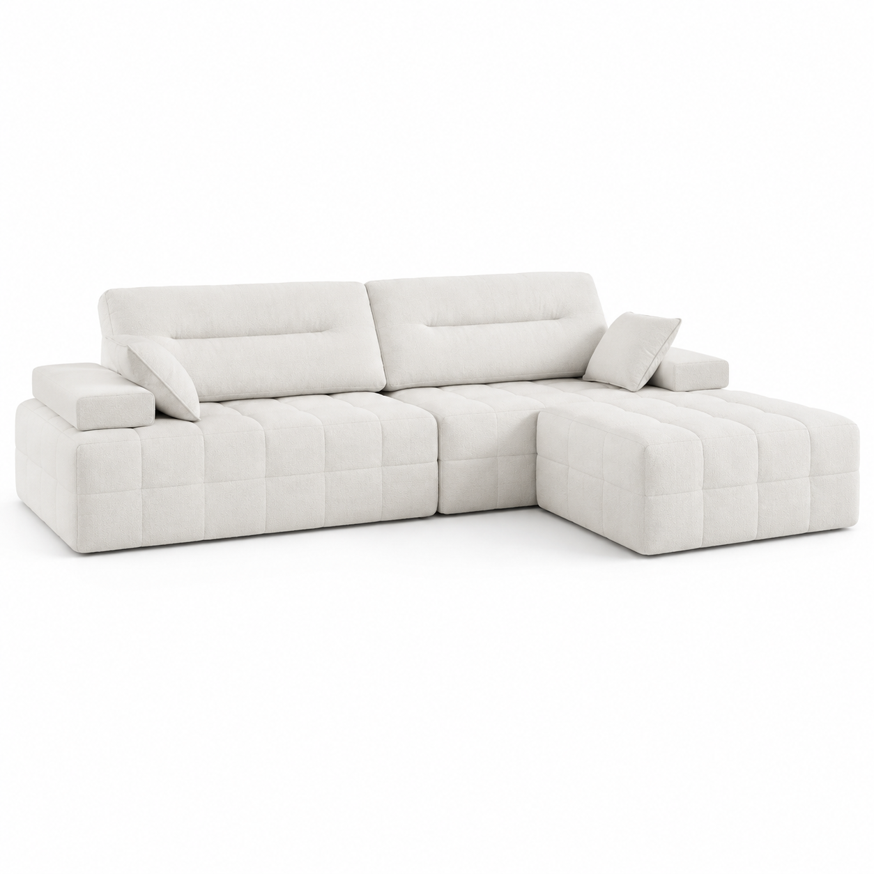 Sofá Spring Modular Alta Gama Cómodo 320x220x85 cm Beige