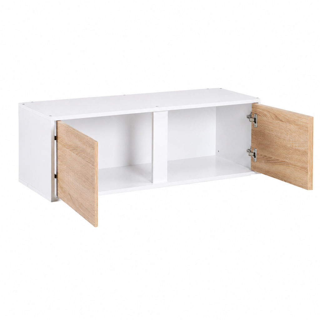Mueble de salón moderno 2 módulos 105x35x39cm