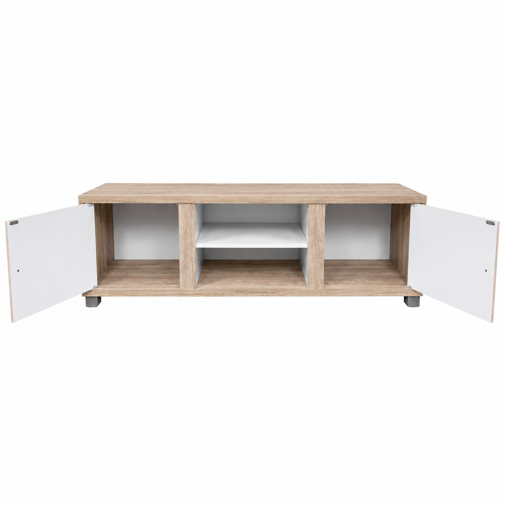 Mueble TV moderno 2 puertas 150x40x50