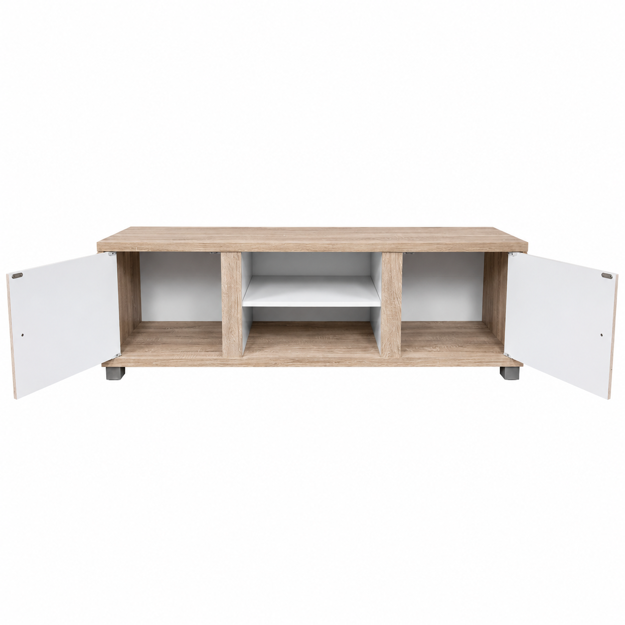 Mueble TV moderno 2 puertas 150x40x50