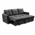 Sofá cama chaise longue terciopelo 215x75x85 cm moderno cómodo y elegante