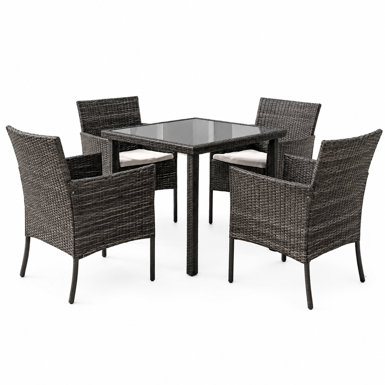 Conjunto Mesa y Sillas Exterior: Moderno
