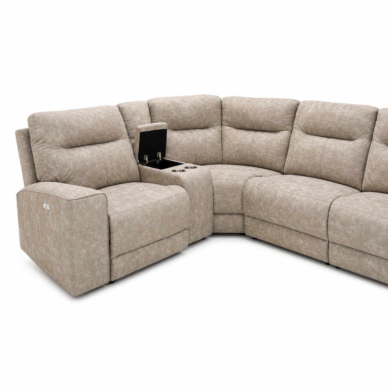 Sofá Eléctrico SUN  Reclinable con Posavasos – Máximo confort y estilo moderno