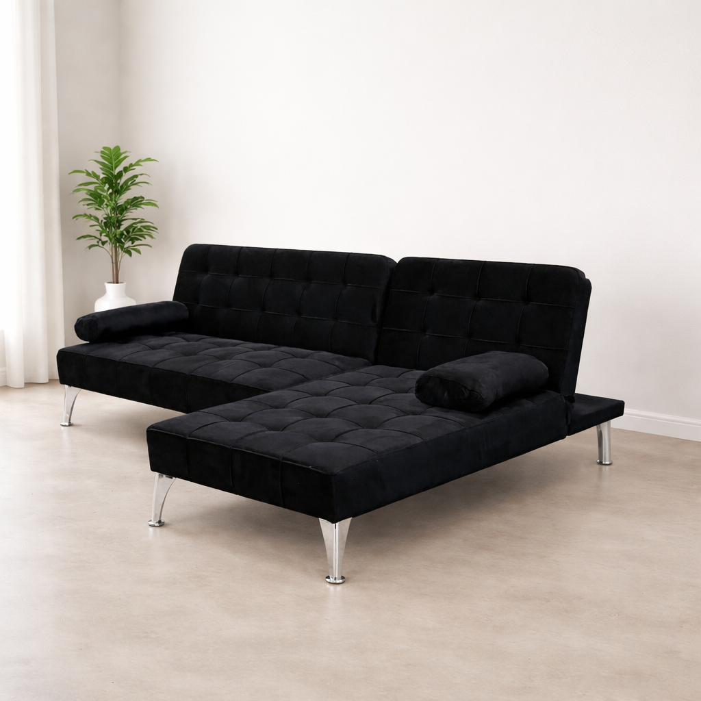 Sofá Chaise Longue Cama Clic Clac 198x146 cm Reversible