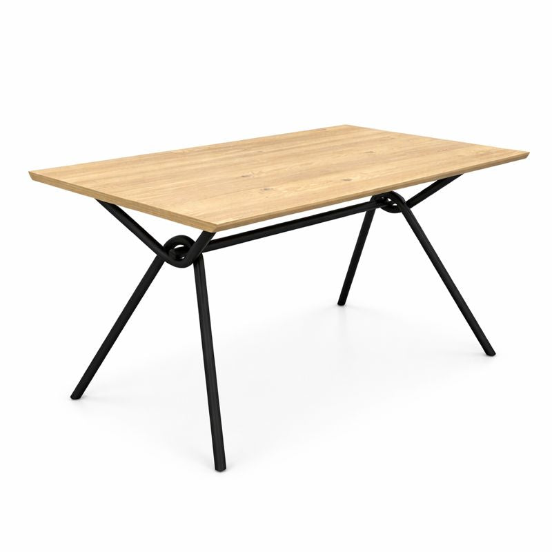 Mesa Robusta moderna para comedor 140x80x75 cm