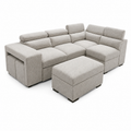 Sofa Cama Rinconera Ander + Puf con Arcon 260cm