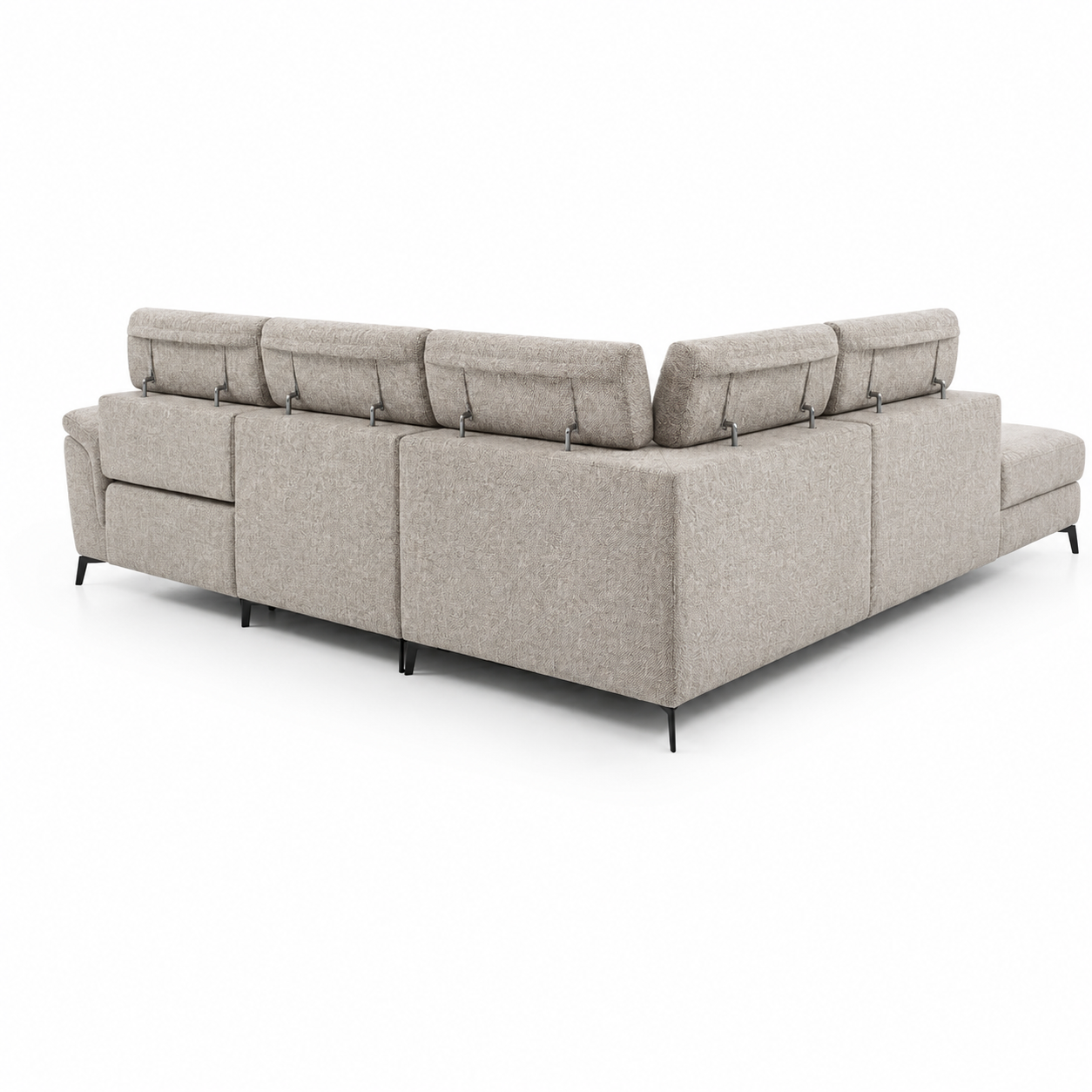 Sofa Rinconera Aaron + Puf con Arcon 265cm
