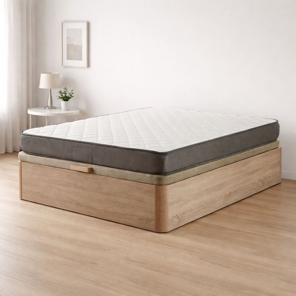 Canapé abatible con colchón 90, 105, 135 y 150x190 cm