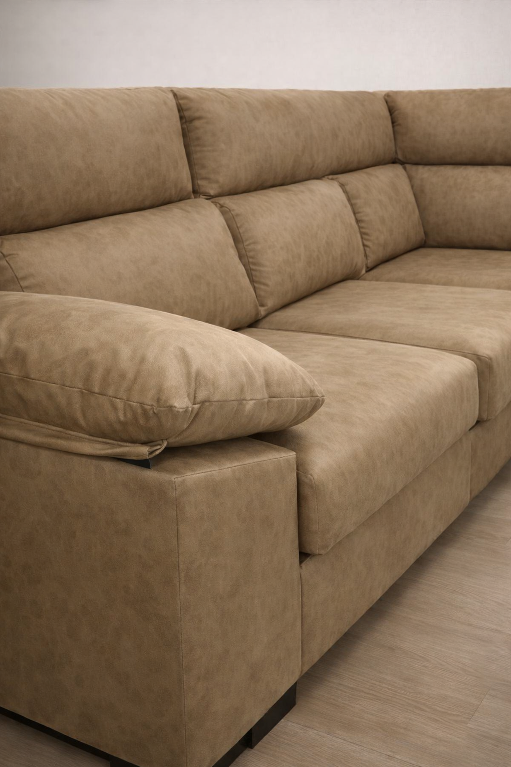 Sofá Noa Alta Gama Sofá Rinconera 280x280 cm Marrón