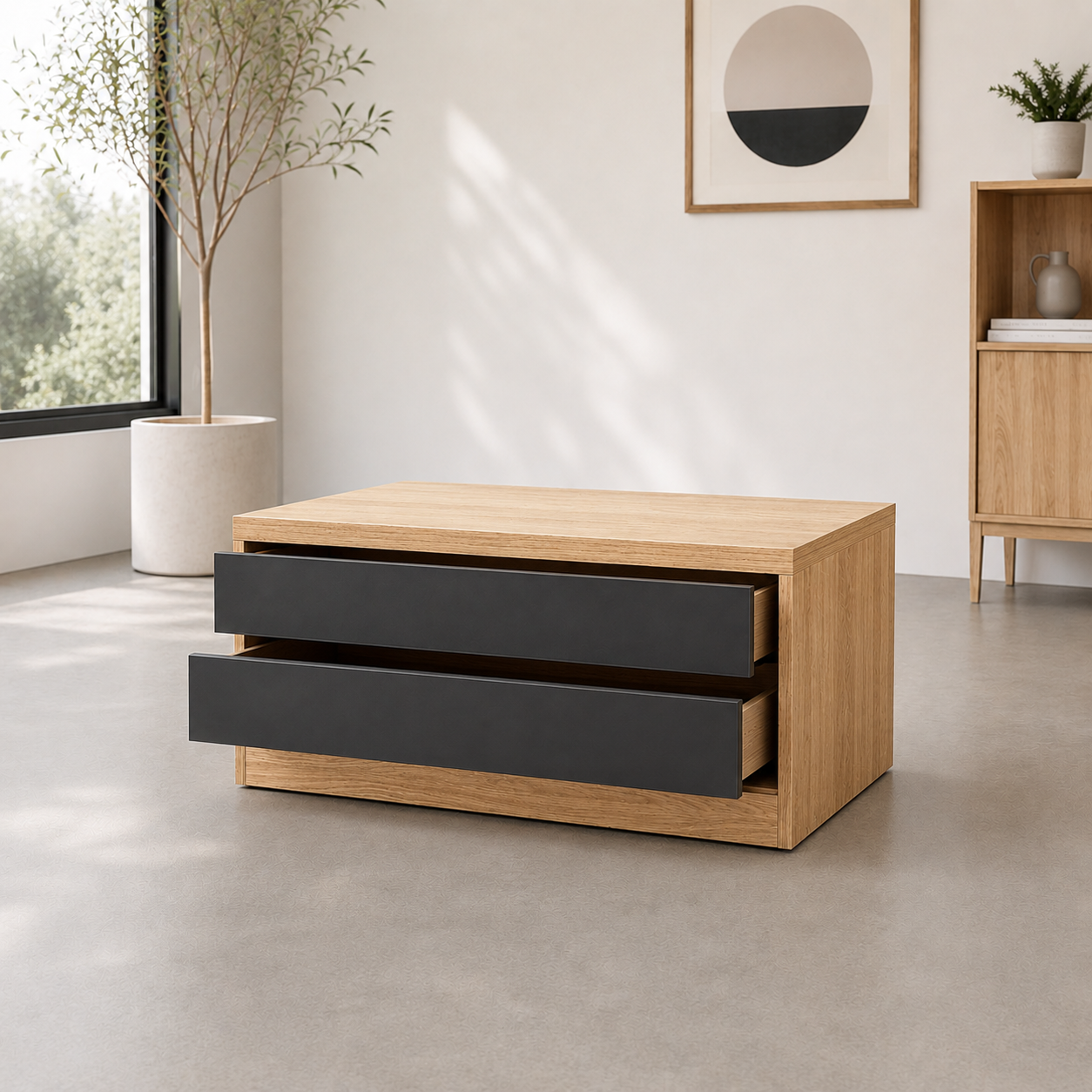 Piecero moderno de diseño minimalista 77 × 45 × 36 cm