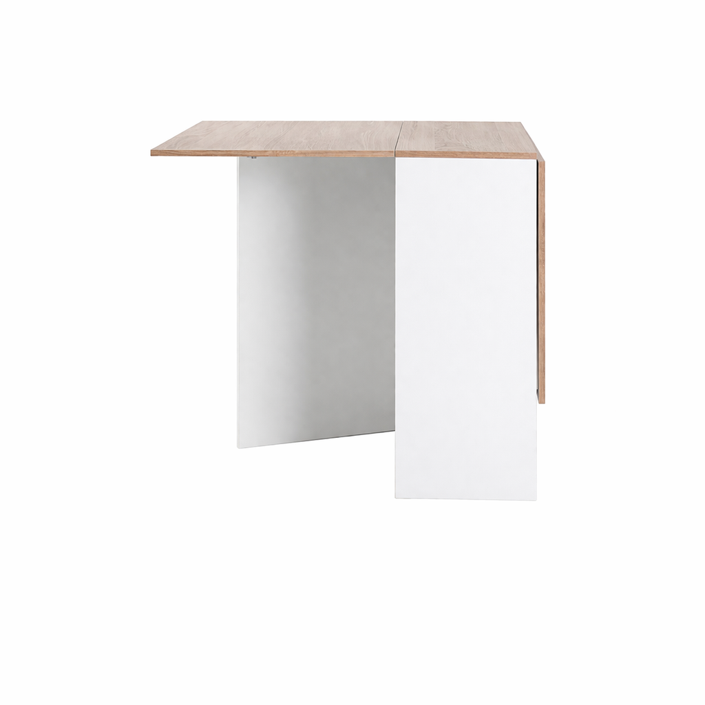 Mesa auxiliar plegable con alas 140x77x78 cm extensible