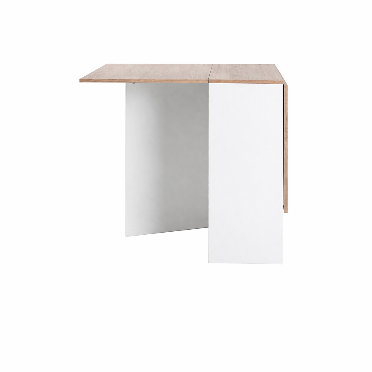 Mesa auxiliar plegable con alas 140x77x78 cm extensible