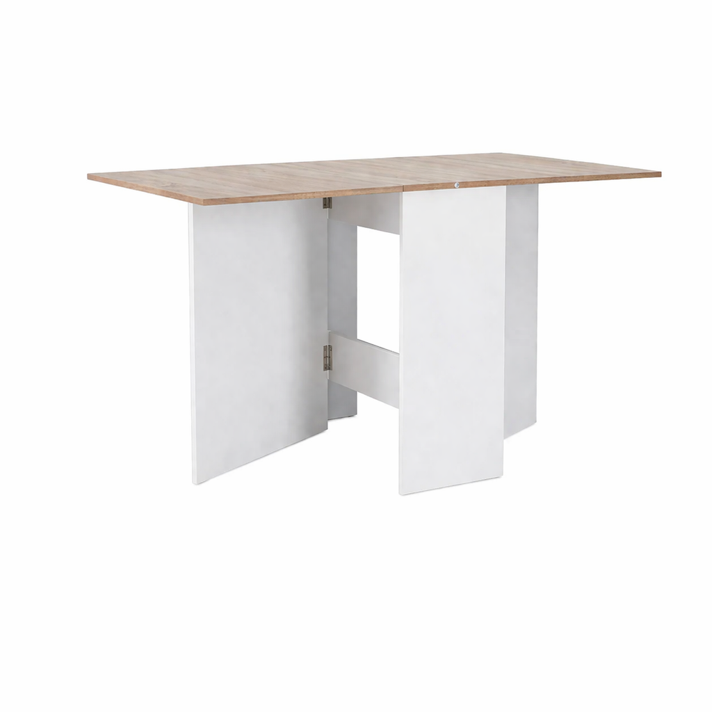 Mesa auxiliar plegable con alas 140x77x78 cm extensible