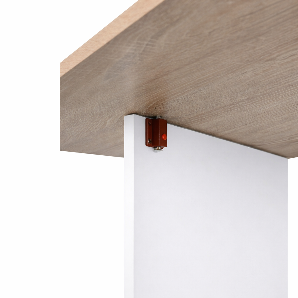 Mesa auxiliar plegable con alas 140x77x78 cm extensible