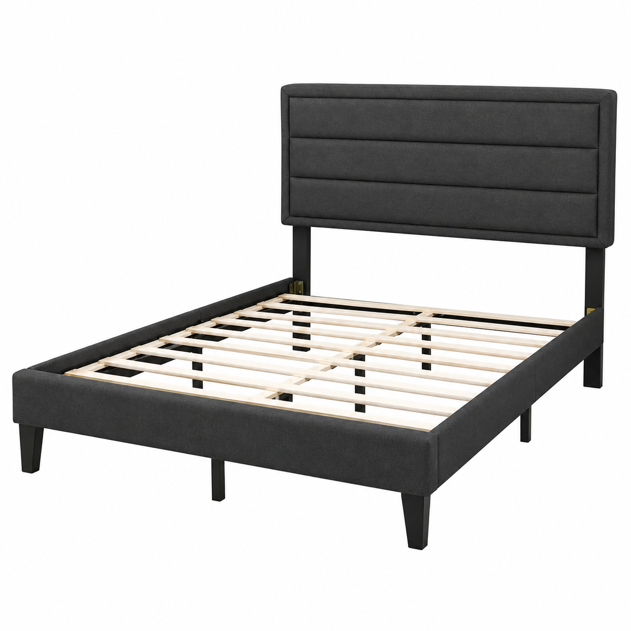 Cama Tapizada con Respaldo Acolchado