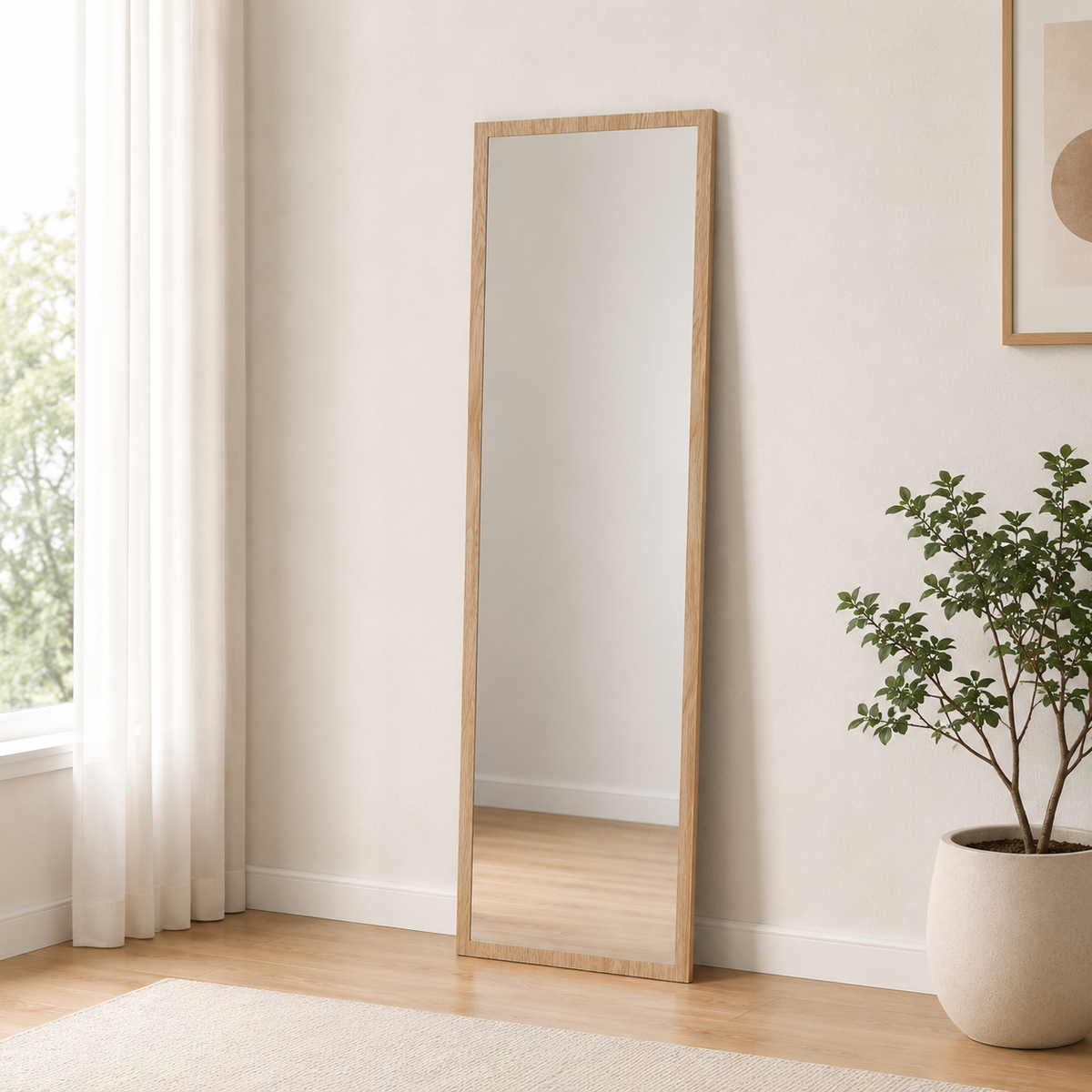 Espejo mural moderno grande pared 180x50 elegante decoración
