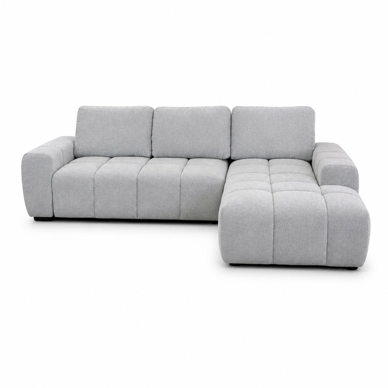 Sofá Nuvola cama chaise longue arcón 258x175 cm moderno y cómodo beige o gris
