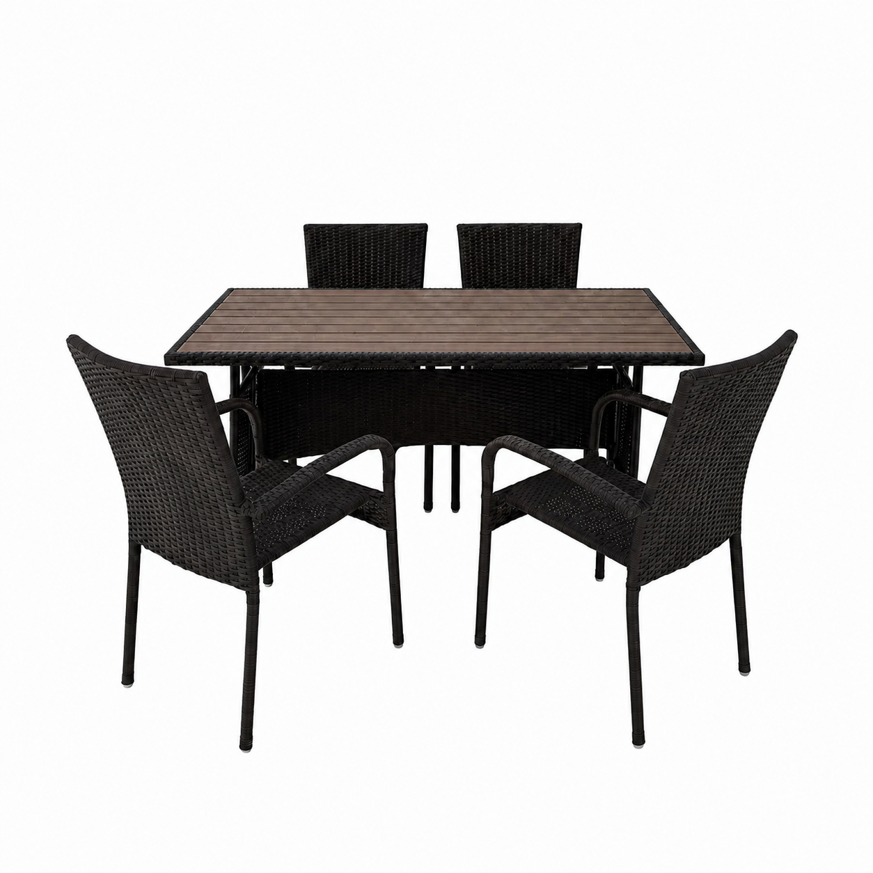 Mesa de Comedor + 6 o 4 Sillas en Ratán