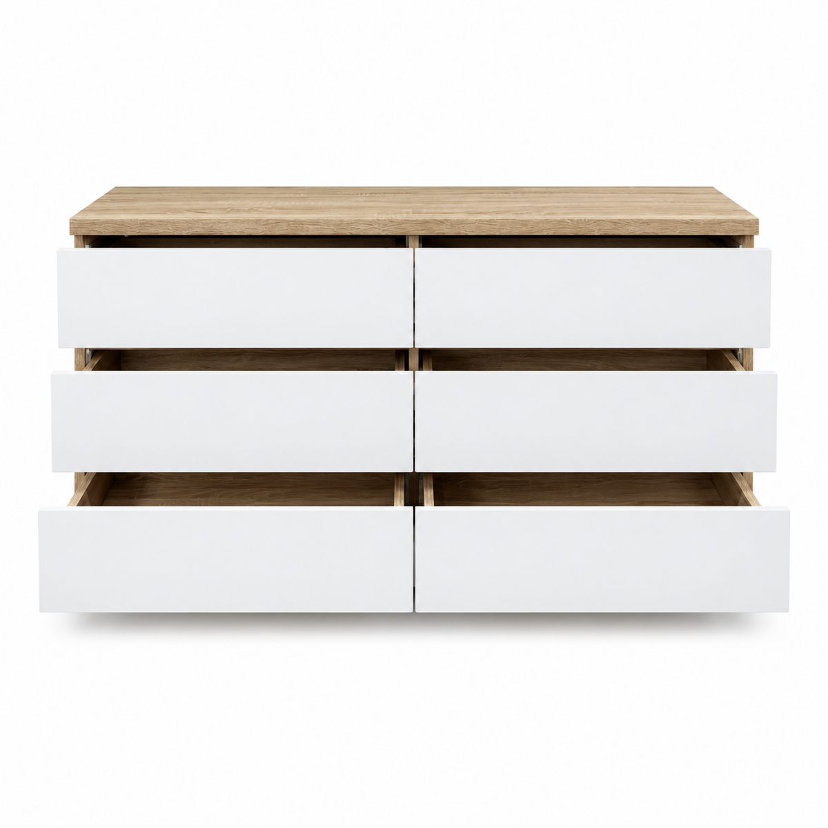 Comoda Aparador Estilo Nordico 6 Cajones