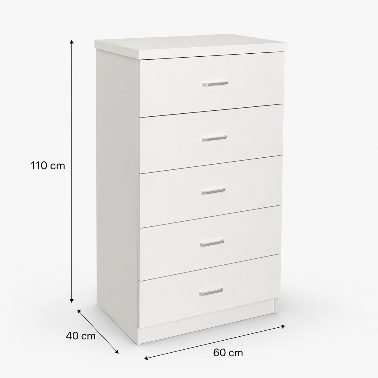 Sinfonier 5 Cajones: Mueble Compacto y Moderno