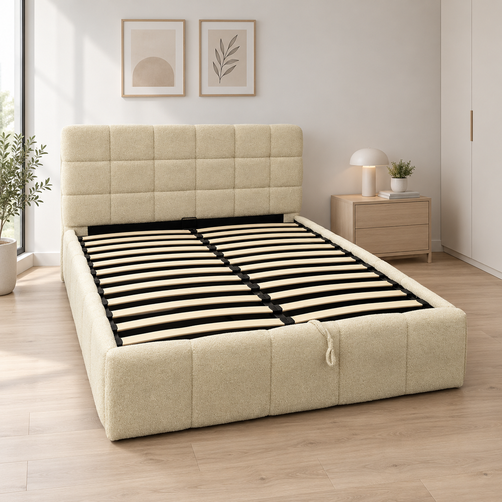Cama Canape Abatible con Cabecero 4770 Teddy 150x190cm y 135x190cm