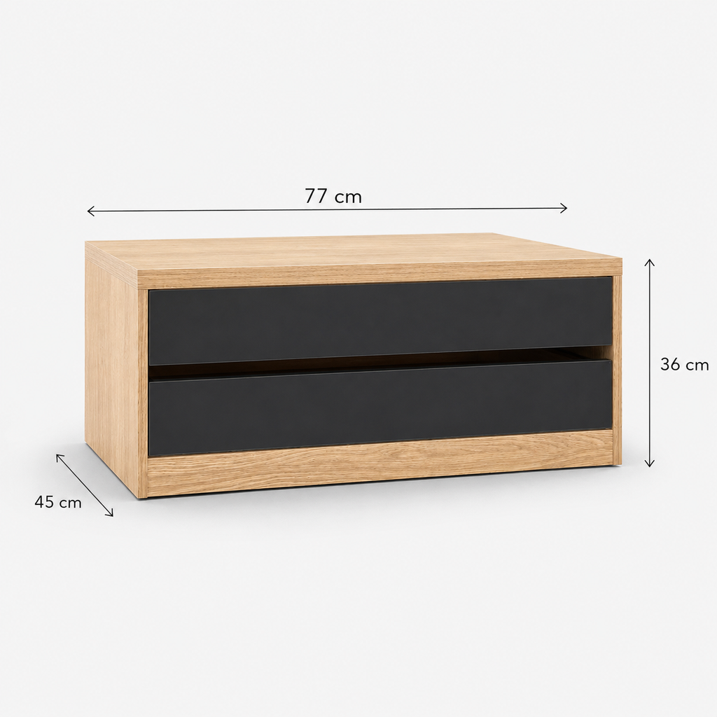Piecero moderno de diseño minimalista 77 × 45 × 36 cm