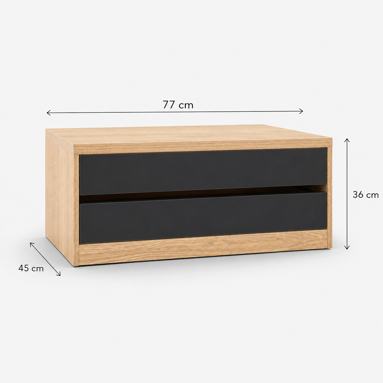 Piecero moderno de diseño minimalista 77 × 45 × 36 cm