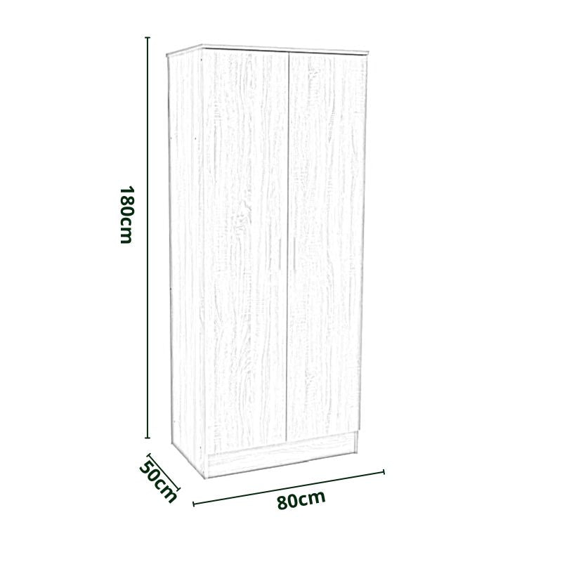 Armario 2 Puertas Dormitorio: Moderno