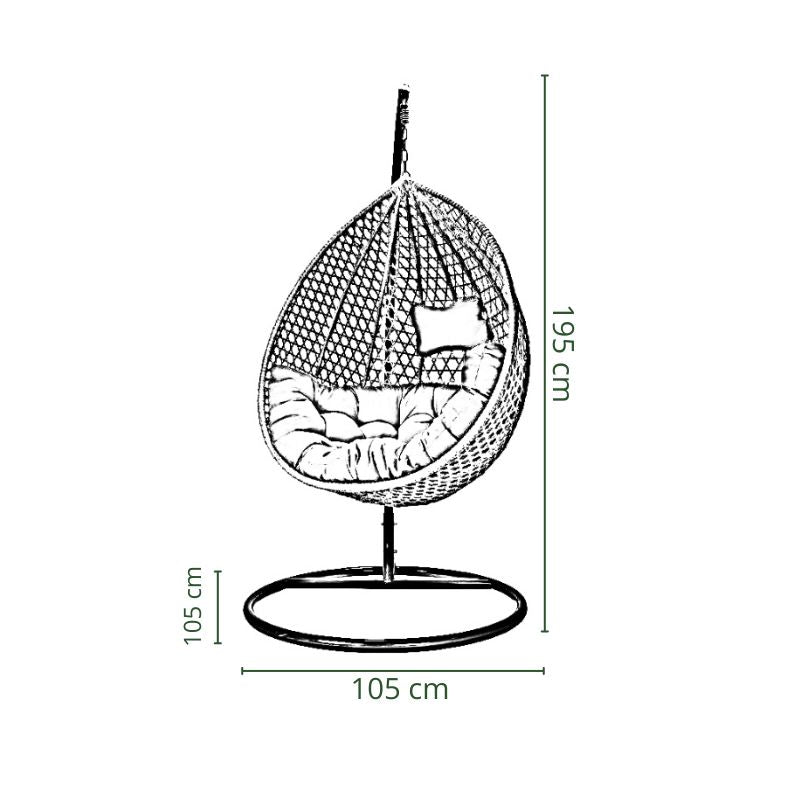 Silla mecedora para exteriores e interiores – comodidad y estilo
