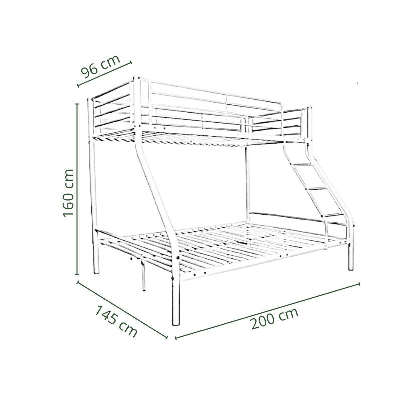 Litera Matrimonial Metálica - Elegante y Moderna