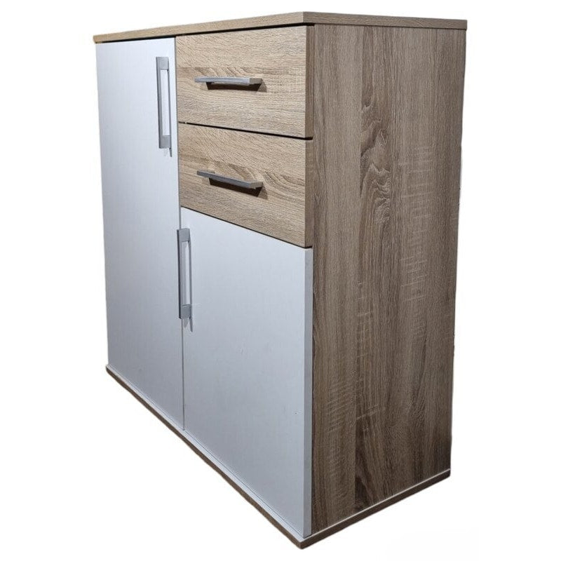 Aparador moderno dos puertas y dos cajones