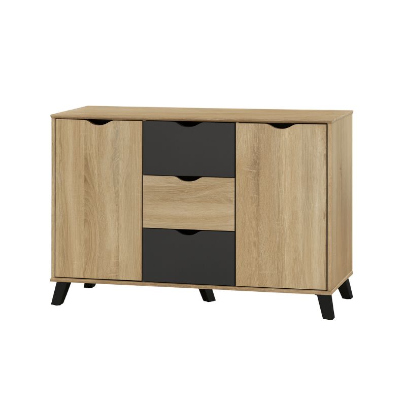 Aparador 2 puertas 3 cajones